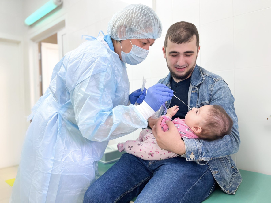 В "центре охраны материнства и детства" усилены противоэпидемиологические меры в связи с ростом заболеваемости COVID-19